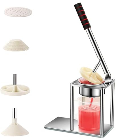 Juice Squeezer - Heavy Duty Citrus Extractor, Manual Hand Press Tool | Commercial Grade Fruit Juicer, Stainless Steel Kitchen Equipment, Durable Home Beverage Maker for Daily Fresh Drinks