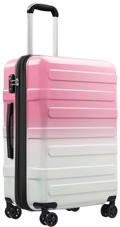 TTOVALIGERIA Carry on Luggage, Expandable 20 Inch Hard Shell Suitcase with Spinner Wheels TSA Lock, Lightweight Travel Carry on Suitcases