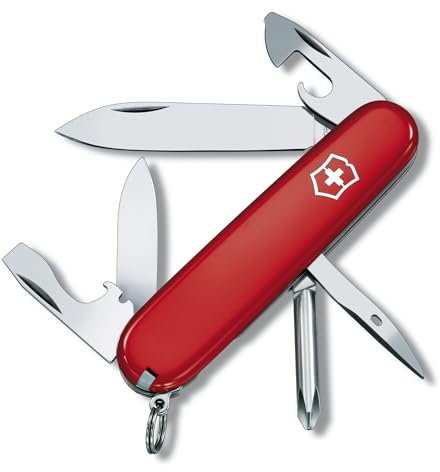 Victorinox, Tinker, Coltellino Svizzero, Originale, Multiuso, Campeggio, 12 Funzioni, Lama, grande, Apriscatole