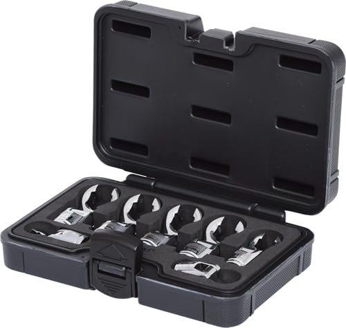 KS Tools 911.1710 3/8 Gelenk-Ringschlüssel-Stecknuss-Satz (offen), 7-tlg