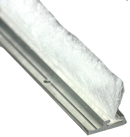 Bürstendichtung BWP 22 mm x 100cm weiss selbstklebende Türbürste Türdichtung