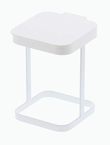 YAMAZAKI 3330 TOWER Compost Bin with Lid, white, ABS Resin, 12 x 13.5 x 16.7 cm