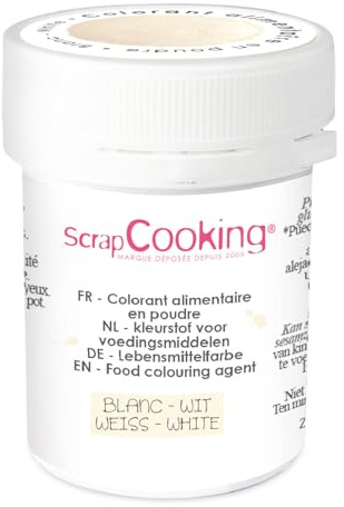 Colorante alimentario en polvo 5 g - blanco
