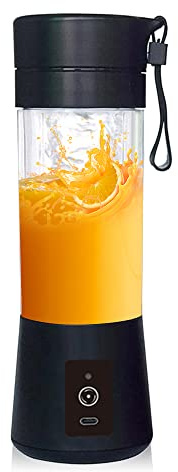 Irfora Tragbarer Mixer für Shakes und Smoothies Persönliche Größe Single Serve Travel Fruit Juicer Mixer Cup mit wiederaufladbarem 2000 mAh USB-Akku Kleiner elektrischer individueller Mini-Mixer für