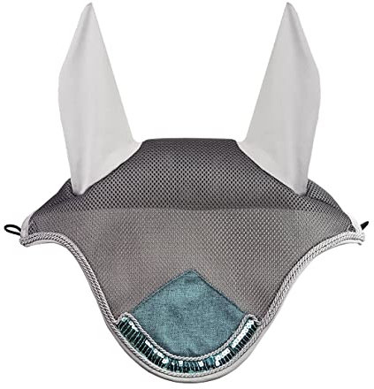 Horsenjoy Fliegenhaube Shine Schutzhaube Fliegenschutz (Full, türkis)