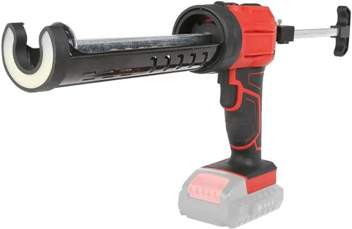 Akku Kartuschenpresse Kompatibel für Makita Akku 18V LED Licht 4 Geschwindigkeiten einstellbar Kartuschenpistole zum Befüllen Versiegeln -10oz / 300ml (ohne Batterien)