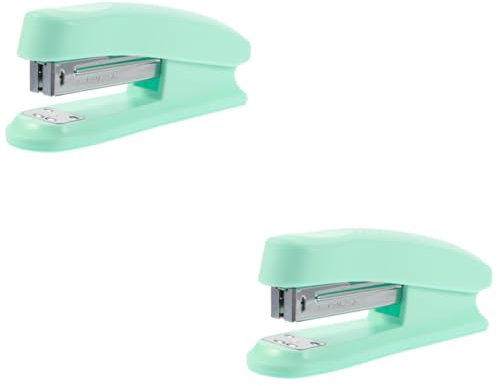 DIYEAH 2stücke Stapler Kompakter Tragbarer Heftgerät Für Büro Und Schule Effizientes Heften Von Vielen Blättern Leicht Und Benutzerfreundlich Für Täglichen Gebrauch