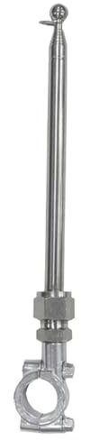 Teleskop-Fahnenmast-Halterung, Aluminium-Fahnenmast-Motorrad, Lenker-Fahnenmast-Halterung, Motorrad-Flaggen-Zubehör, Lenker-Montage-Flagge, Fahnenhalter, Fahnenmast für Motorräder, Teleskop-Fahnen-Zub