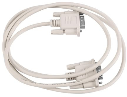 Huudngeje 1.4M RS232 DB9 9 pin a video VGA 15 pin adattatore grigio