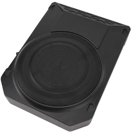 Subwoofer per Auto 10 Pollici Sotto il Sedile Ultra Sottile 800w con Controller Cablato Amplificatore Incorporato per il Audio del Veicolo