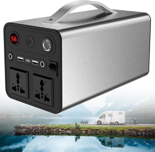 XSDAJSD Générateur de Secours, Centrale électrique Mobile, 300 W, 90 000 mAh, Grande capacité, pour Camping et Voyage en Camping-Car.