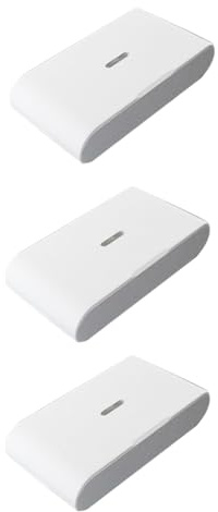 Lonrtesw 3pcs 433MHz Détecteur de Casse de Vitre Sans à Vibration Réglable avec Sensibilité Compatible avec les Systèmes D'Alarme B