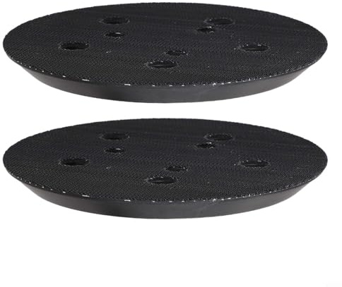 Almohadilla de lijadora orbital de 5 pulgadas para lijadora orbital aleatoria Porter Cable 333/334, placa de respaldo de repuesto para lijadora orbital, paquete de 2