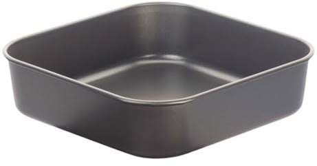 OPIROS Teglia In Alluminio Antiaderente Sfornatutto Quadrata cm.25x25 Per Cotture In Friggitrice Ad Aria Airfryer E Forno