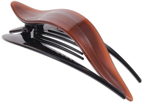 PLAFOPE Large Hair Claw Clip with Good Luster for Women and Ladies Strong Hold Flat Clamps Acetate Sheet Material Lightweight Chic Hair Accessory for Daily Wear and Celebrations