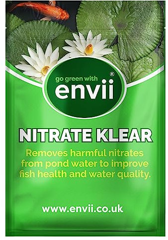 envii Nitrate Klear - Rimuovi Nitrati per Laghetti e Stagni con Pesci - Trattamento Acqua per 12.000 Litri