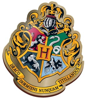 Harry Potter Anstecknadel – Hogwarts-Wappen – offizielles Lizenzprodukt – Metall und Emaille – 3 cm