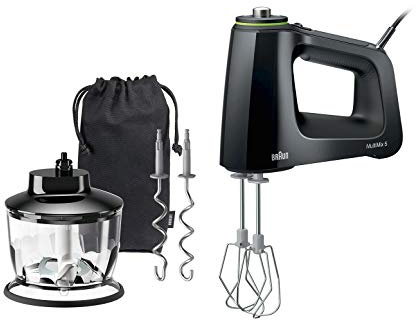 Braun HM5130 MultiMix Hand Mixer, Black