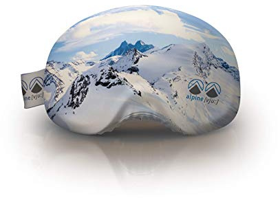 alpine [vju:] - Skibrillen Schutz | Goggle Schutz Cover | elastisch aus Mikrofaser | Unisex
