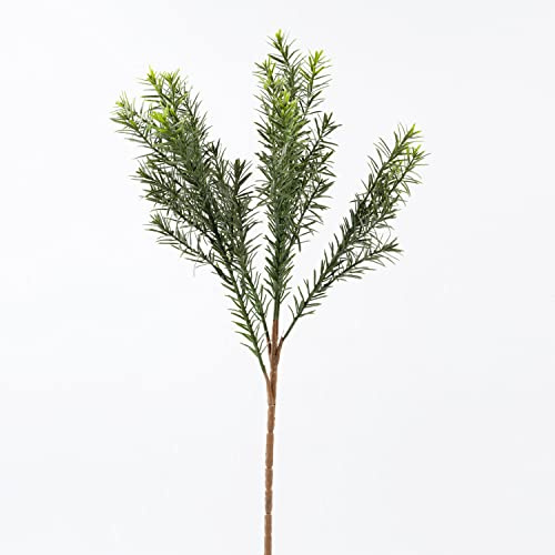 artplants.de Artificial yew branch CALIMERO, green, 20/50cm | crossdoor - Artificial twig/False yew branch