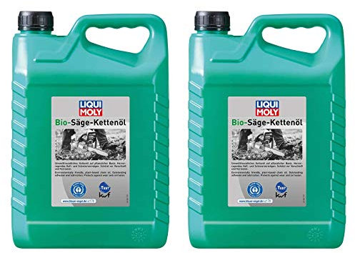 ILODA 2X Original Liqui Moly 5L Bio Säge-Kettenöl Chainsaw-Oil Saw-Oil Sägeöl Öl 1281