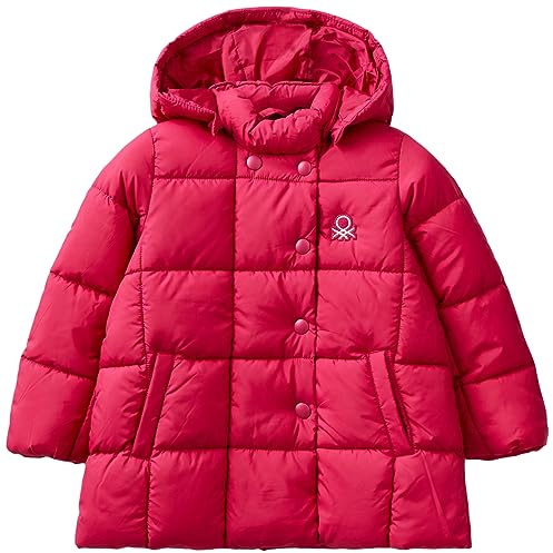 United Colors of Benetton Giubbotto 2wu0gn01h, Giacca Bambine e Ragazze, Ciclamino 2E8, XX