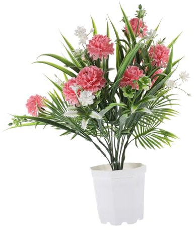 Cabilock Artificial Potted Decoration Faux Plant in Pot for Home Office Stylish Faux Arrangement for Room Bedroom Kitchen and