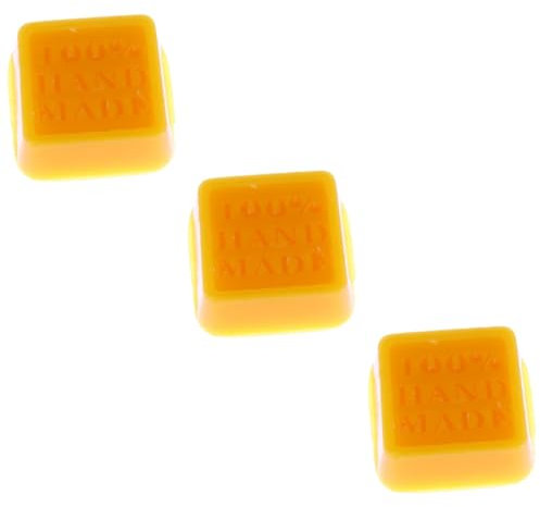 SHINEOFI 3pcs Beeswax Pure Natural Organic Craft Smooth Thread Line Wax for DIY Polishing Grinding and Care