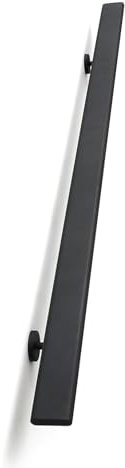 Handlauf – Komplettset. Schwarzes Edelstahl-Treppengeländer für Zuhause, Kindergarten, Leitplanke, Korridor, Sicherheits-Haltegriff, für Außen- und Innentreppen, Veranda, Deck, Han
