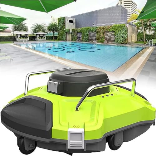 HWGANX Swimming Pool Hoover,rechargeable Automatic Pool Cleaning Robot,Fine Filtration Mesh,for Underwater Scenarios Such As Swimming Pools,Water Reservoirs