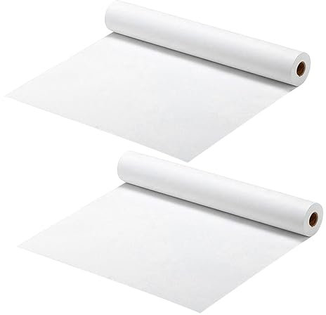 NUOBESTY 2stücke Weiße Zeichenpapierrolle Blanko-malpapier Für Bastelaktivitäten Und Skizzen Recyceltes Säurefreies Papier
