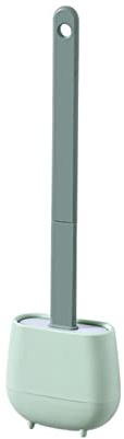 Spazzolone Wc Spazzola del gap del wc del wc della spazzola del water in silicone con supporto a testa piatta Setole molle Pennelli for la pulizia dei pennelli con lo strumento Base Bagno Scopino Per