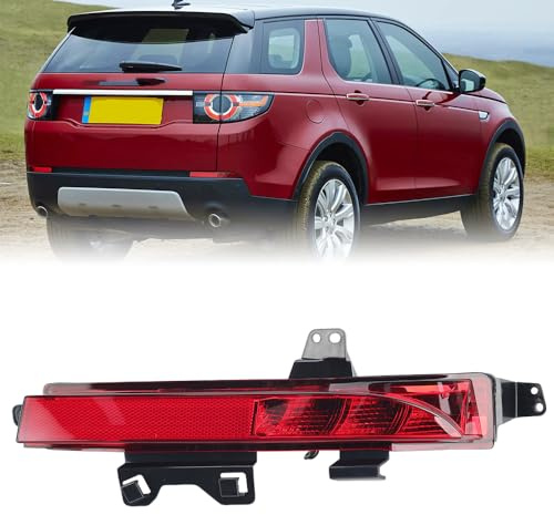 Right O/S Driver Side LED Red Rear Bumper Reflector Light Fits For Land Rover Discovery Sport L550 2014-2020 Tail Fog Lamp Assembly LR060910 UK