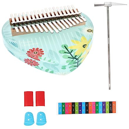 TOYANDONA Thumb Piano Für Junge Mädchen Kleine Kalimba Tasten Tragbares Musikinstrument Kalimba Für Anfänger Fingerklavier Für Junge Mädchen Geeignet Zum Erlernen Von Musik