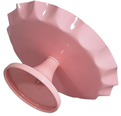 ZUNOXAZ Alzata per Torte in Ferro Rosa Struttura Resistente e Facile da Pulire, Grande Capacità per Feste di Nozze e Dessert