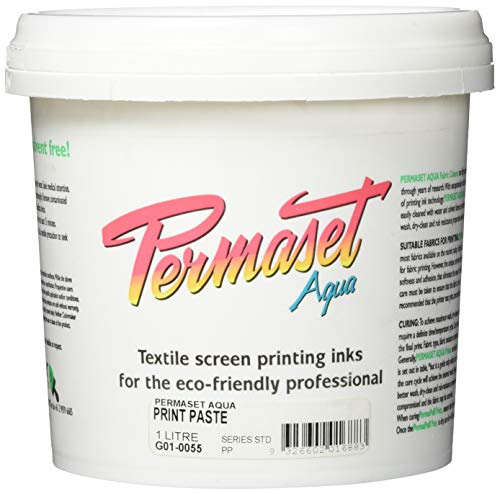 Permaset Aqua - Tinta para serigrafía textil (1 L, ecológico)