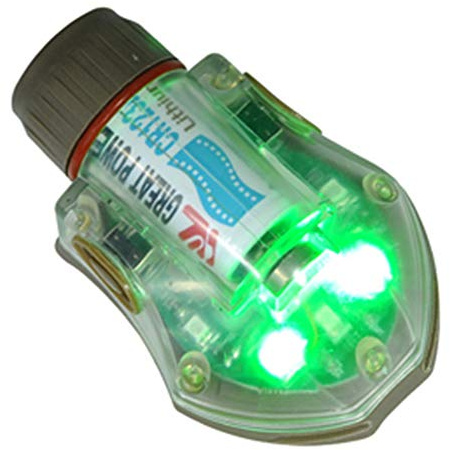 AIRSOFT LIGHT FLASHLIGHT IR BLUE HELMET MANTA STROBE TAN SAND DE