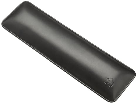 Bailey Tenkeyless von Castle – TKL kurze Handgelenkauflage für Tastaturen mit rund 87 Tasten – Leder, ergonomische ComputerHandgelenkstütze – Schreibmaschinen, Gaming und schwere Büronutzung