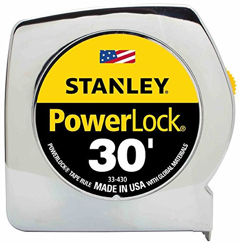 Stanley 33-430 PowerLock Ma band, 2,5 cm x 9,2 m, 4 St ck