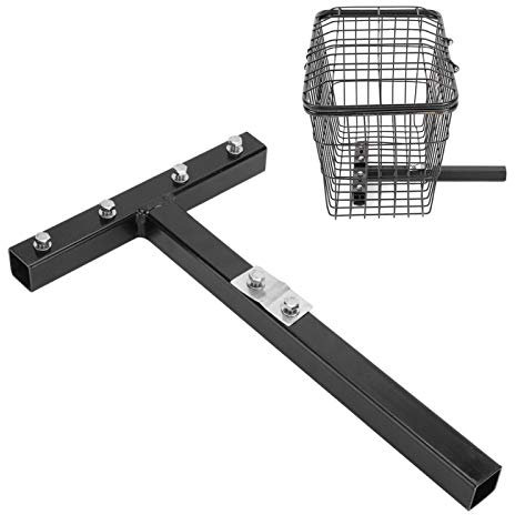 Mobility Scooter Push Pit Kit, Basket Holder & Mounting Bracket with Assembly Screws for Enhanced Load-Bearing Capacity, Replacement Accessory for Electric Wheelchairs