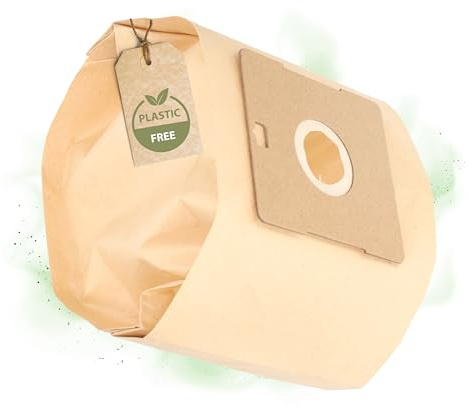 20 Filter Paper Vacuum Cleaner Bags Compatible with AmazonBasics Vacuum Cleaner 3 L Comp., Amazon Basics W11, Swirl Y101, Menalux 4000, VCB43B1-70EU4