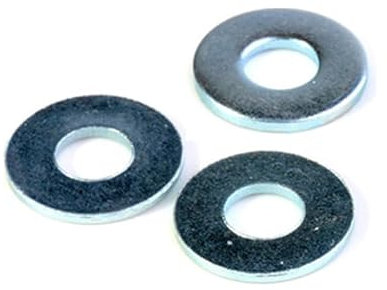 Unterlegscheiben M5 Verzinkt Stahl - DIN 9021 - Beilagscheiben - U-Scheiben - Flache Unterlegscheiben (Große: M5; Menge: 25 St.)