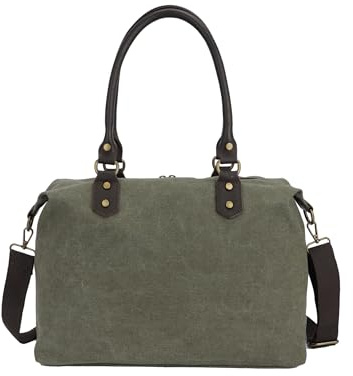 ALEXANDER MILANO Bolso de Lona para Mujer Grande con Asa y Bandolera Ajustable, Bolso de Viaje y Uso Diario, Organizador con Gran Capacidad, 40 x 28 x 14 cm