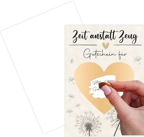 GEHENFRUCHT 8pcs Goldenes Ticket mit Rubbelkarte, Geschenkkarte zum selber ausfüllen mit Rubbellos, Kinogutschein, Reisegutschein,Hochzeit karte Geschenke für Frauen, Freundin, Mama Papa