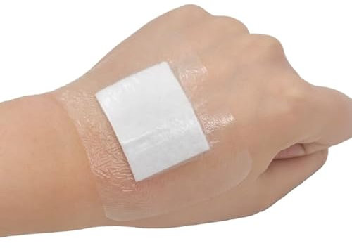 Apósitos autoadhesivos, estériles, impermeables, 10 unidades, empaquetados individualmente (5 x 7 cm)