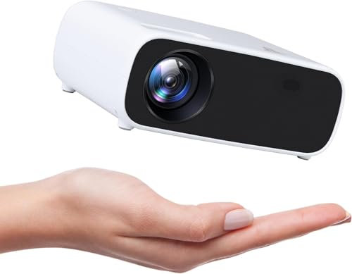 2025 Nuovo Mini Proiettore 18000 Lumen Bluetooth Proiettore Supporto 1080P 5G WiFi LCD Home Cinema Portatile Compatibile con iOS/Android/Laptop/HDMI/PC/TV Stick/USB (nero)