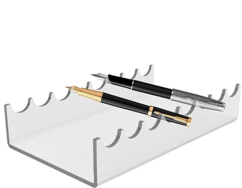 Estante de secado de brochas de maquillaje, soporte de secado acrílico, bandeja de exhibición reutilizable, ahorro de espacio, diseño elegante, para brochas de maquillaje, lápiz de pintura, delineador