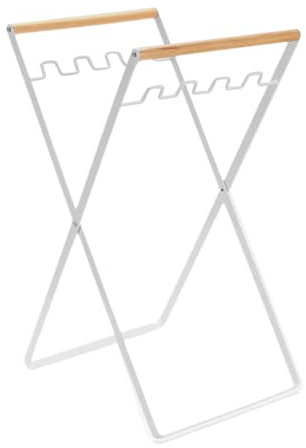 Rack de sac à ordures extérieur - porte-sacs poubelle portable, organisateur de déchets pliables | Sacs de poubelle de camping Stand, solution d'élimination des déchets d'arrière-cour, organisateur de