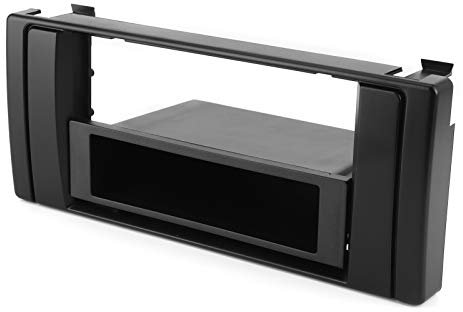 1 din stéréo radio fascia dash chater camegre de haute qualité ABS Black Fit pour la Série 5 E39 1995 2003 X5 E53 1999 2006 Kit d'installation de l'audio automobile