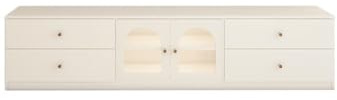ULTRAWAVE - Mueble para TV de 200 cm, mueble de almacenamiento doméstico de madera maciza, centro de ocio para casa, estilo rural, para hoteles y alquileres de temporada, armario de centro de